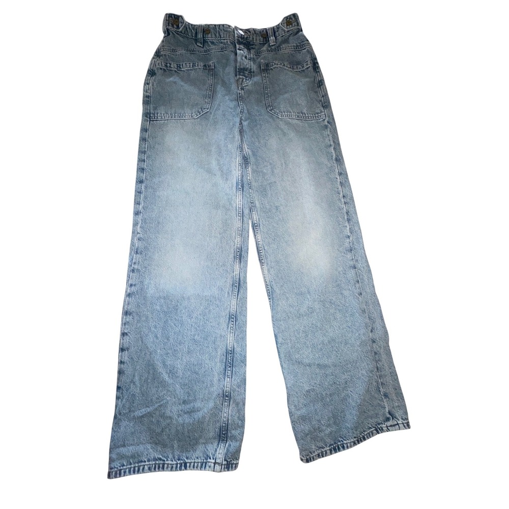 We The Free Baggy High Rise Button‎ Fly Jeans Size 26